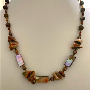 5 for $15 Abalone polish shell necklace Necklace